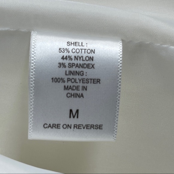 New York & Company Asymmetrical Zip Rain Coat Sz M - Picture 13 of 13